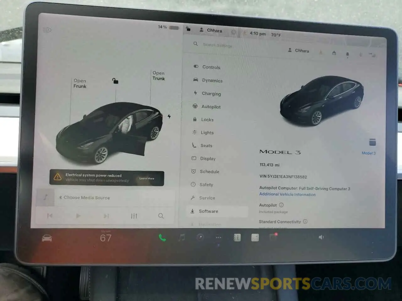 9 Фотография поврежденного автомобиля 5YJ3E1EA3NF138582 TESLA MODEL 3 2022
