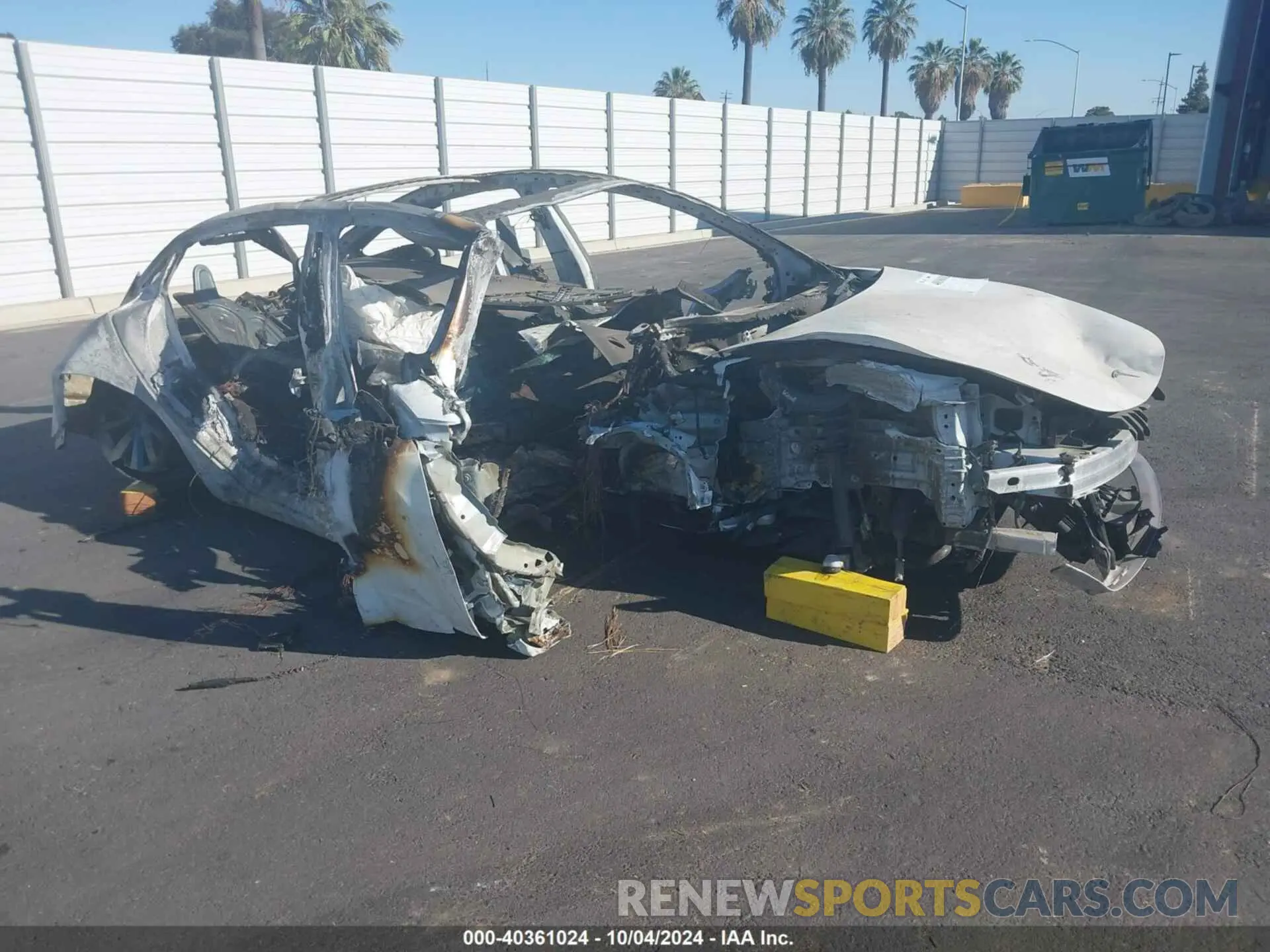 1 Photograph of a damaged car 5YJ3E1EA3NF143510 TESLA MODEL 3 2022