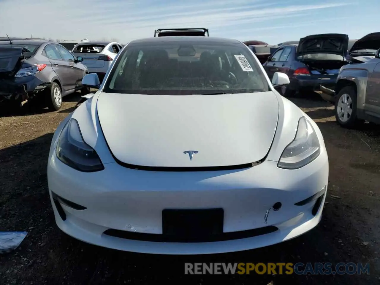 5 Фотография поврежденного автомобиля 5YJ3E1EA3NF154863 TESLA MODEL 3 2022