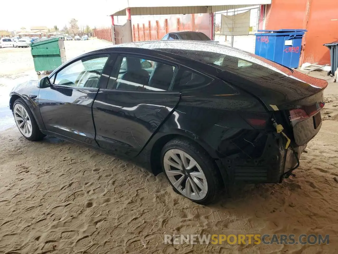 2 Photograph of a damaged car 5YJ3E1EA3NF185806 TESLA MODEL 3 2022