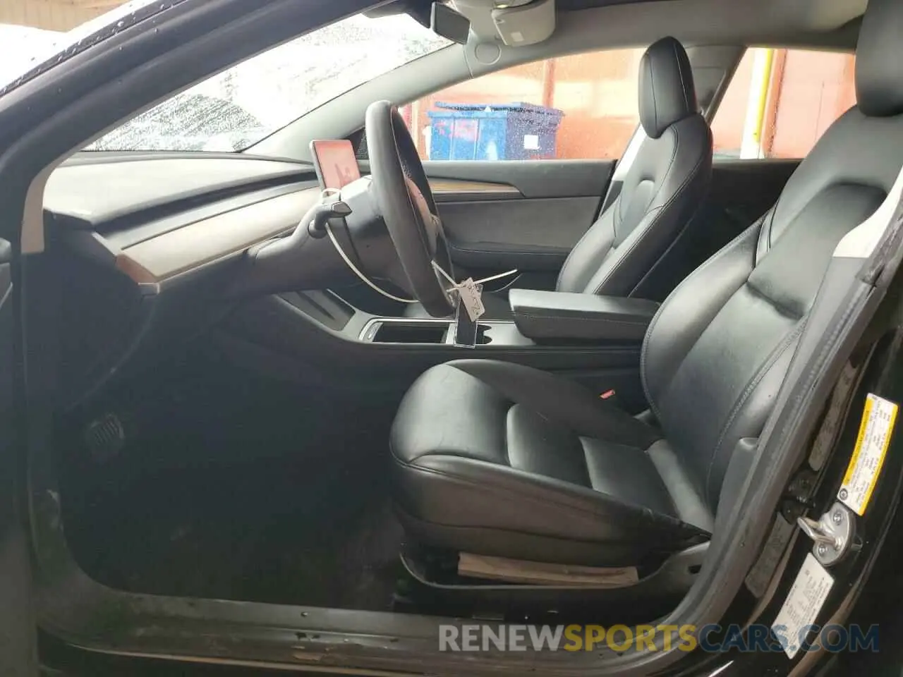7 Photograph of a damaged car 5YJ3E1EA3NF185806 TESLA MODEL 3 2022