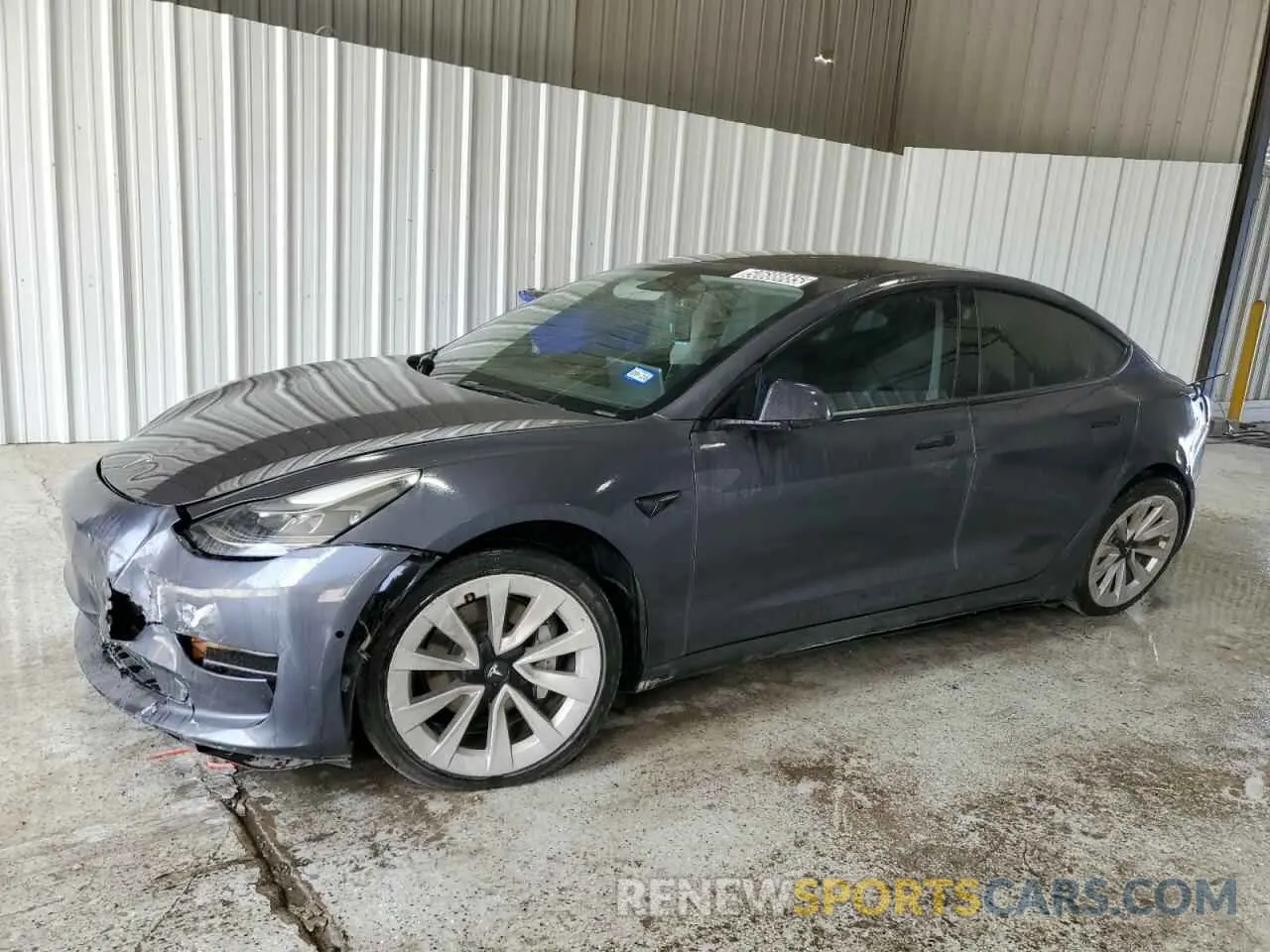 1 Photograph of a damaged car 5YJ3E1EA3NF188947 TESLA MODEL 3 2022