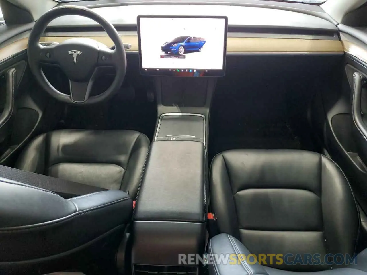 8 Photograph of a damaged car 5YJ3E1EA3NF188947 TESLA MODEL 3 2022