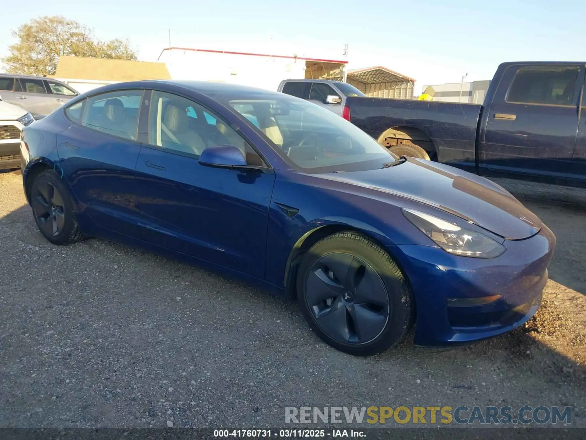 1 Photograph of a damaged car 5YJ3E1EA3NF190553 TESLA MODEL 3 2022