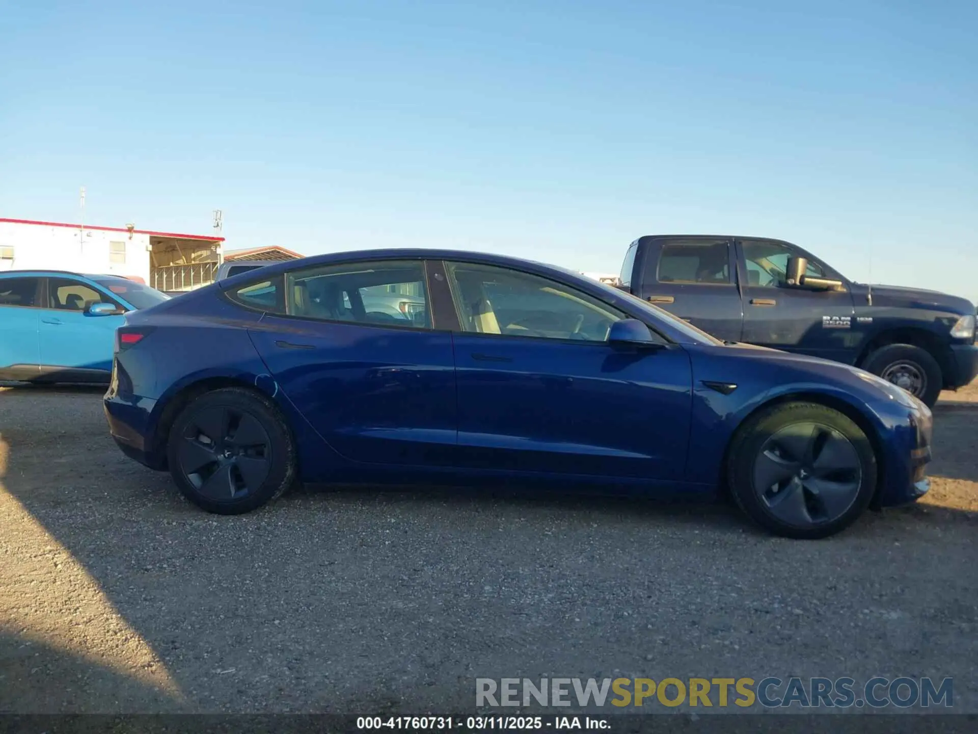 13 Photograph of a damaged car 5YJ3E1EA3NF190553 TESLA MODEL 3 2022