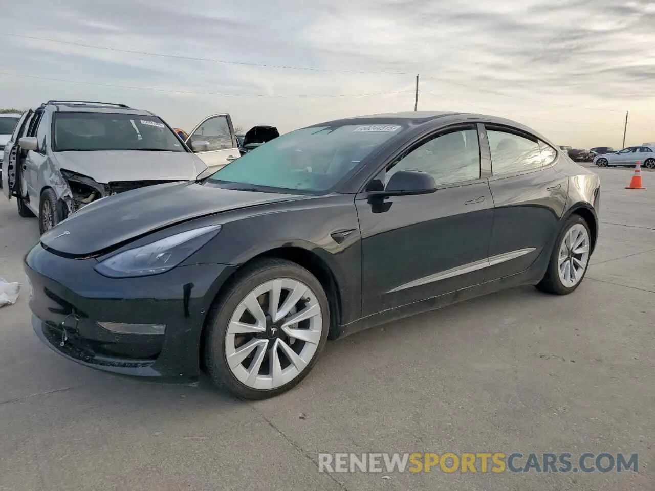 1 Фотография поврежденного автомобиля 5YJ3E1EA3NF287042 TESLA MODEL 3 2022