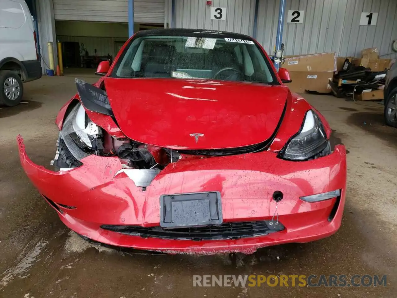 5 Фотография поврежденного автомобиля 5YJ3E1EA3NF287123 TESLA MODEL 3 2022