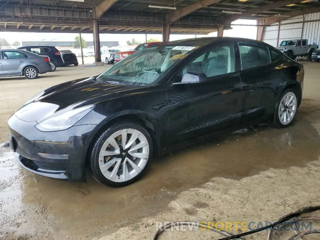 1 Photograph of a damaged car 5YJ3E1EA3NF289292 TESLA MODEL 3 2022