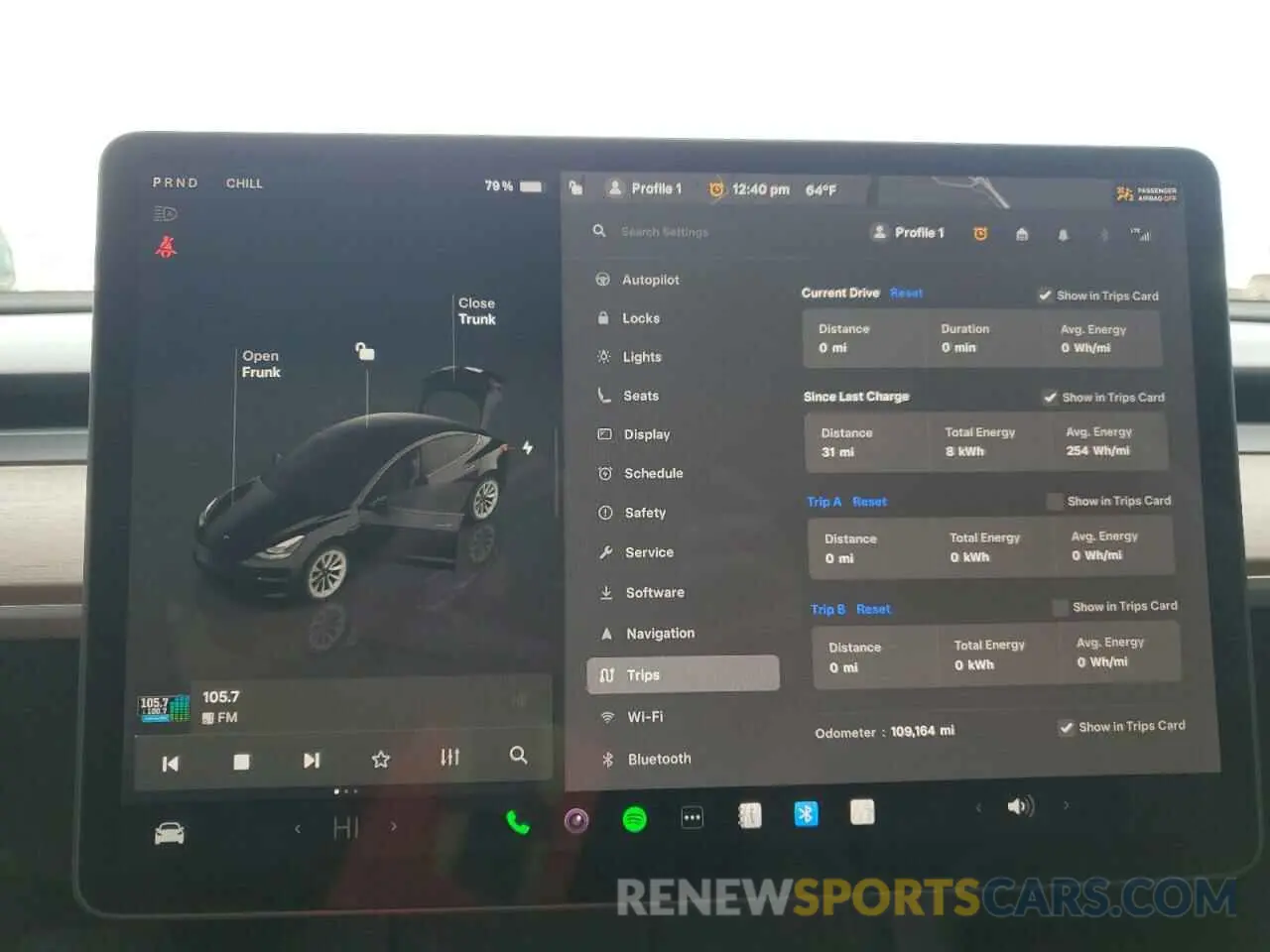 9 Photograph of a damaged car 5YJ3E1EA3NF289292 TESLA MODEL 3 2022