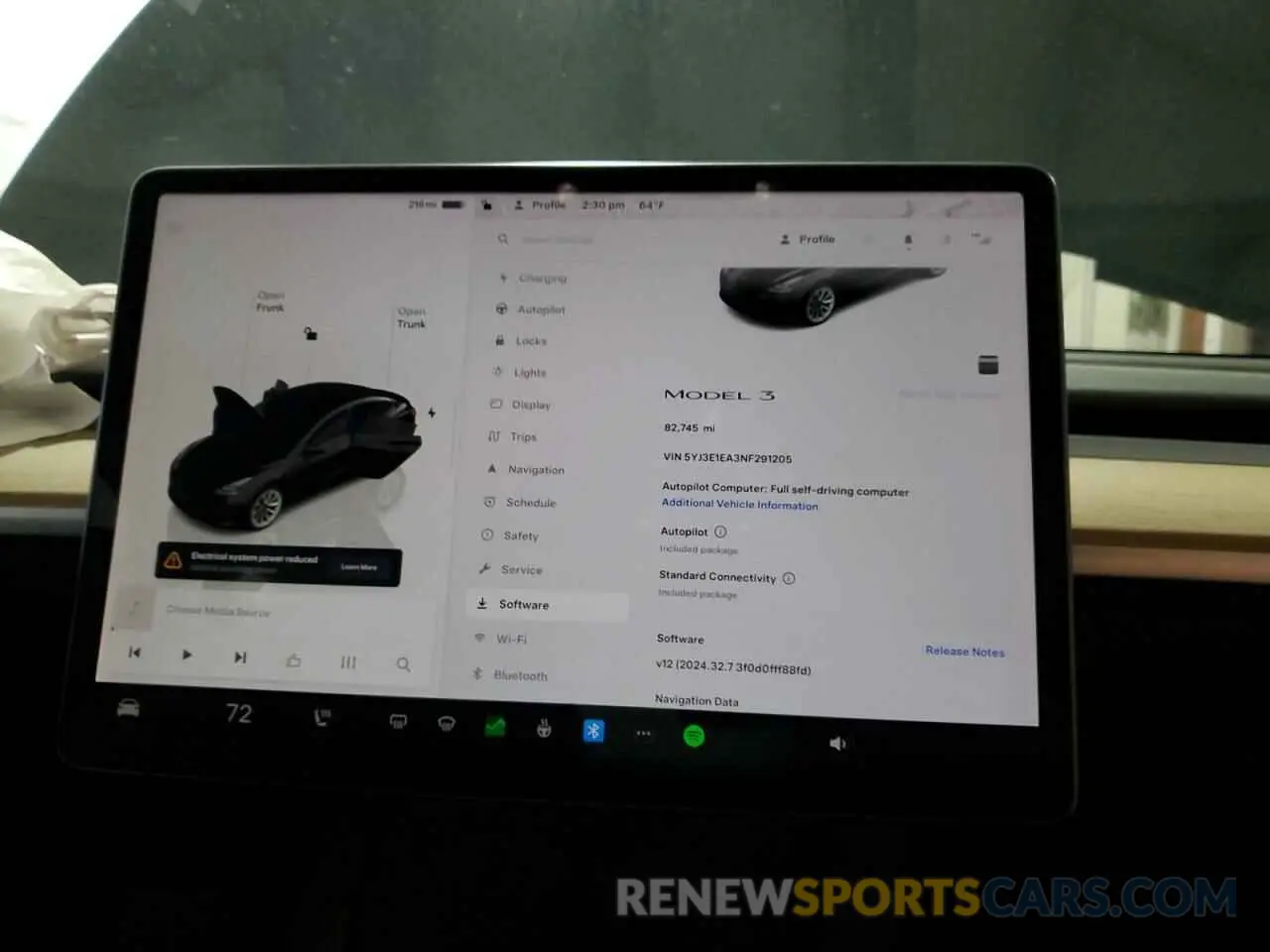 9 Фотография поврежденного автомобиля 5YJ3E1EA3NF291205 TESLA MODEL 3 2022