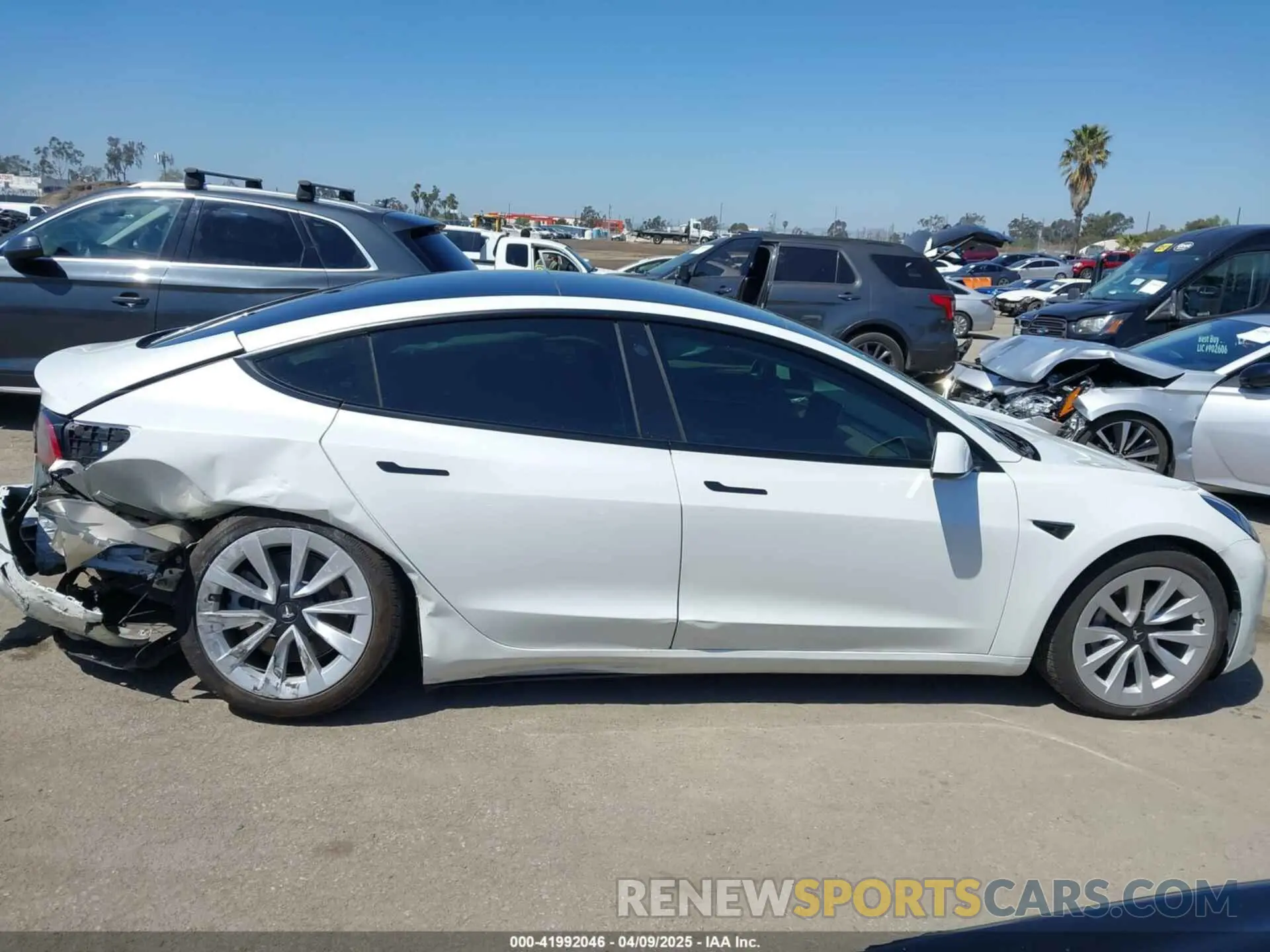 13 Фотография поврежденного автомобиля 5YJ3E1EA3NF294282 TESLA MODEL 3 2022