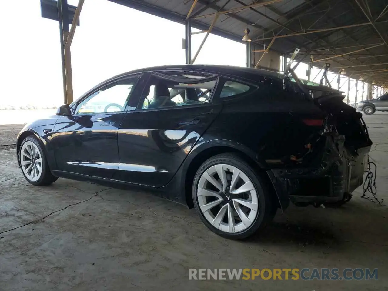2 Фотография поврежденного автомобиля 5YJ3E1EA3NF303997 TESLA MODEL 3 2022