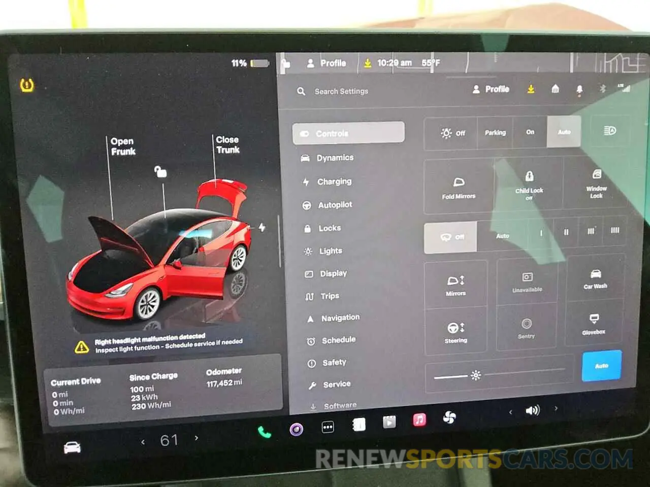 9 Photograph of a damaged car 5YJ3E1EA3NF304843 TESLA MODEL 3 2022