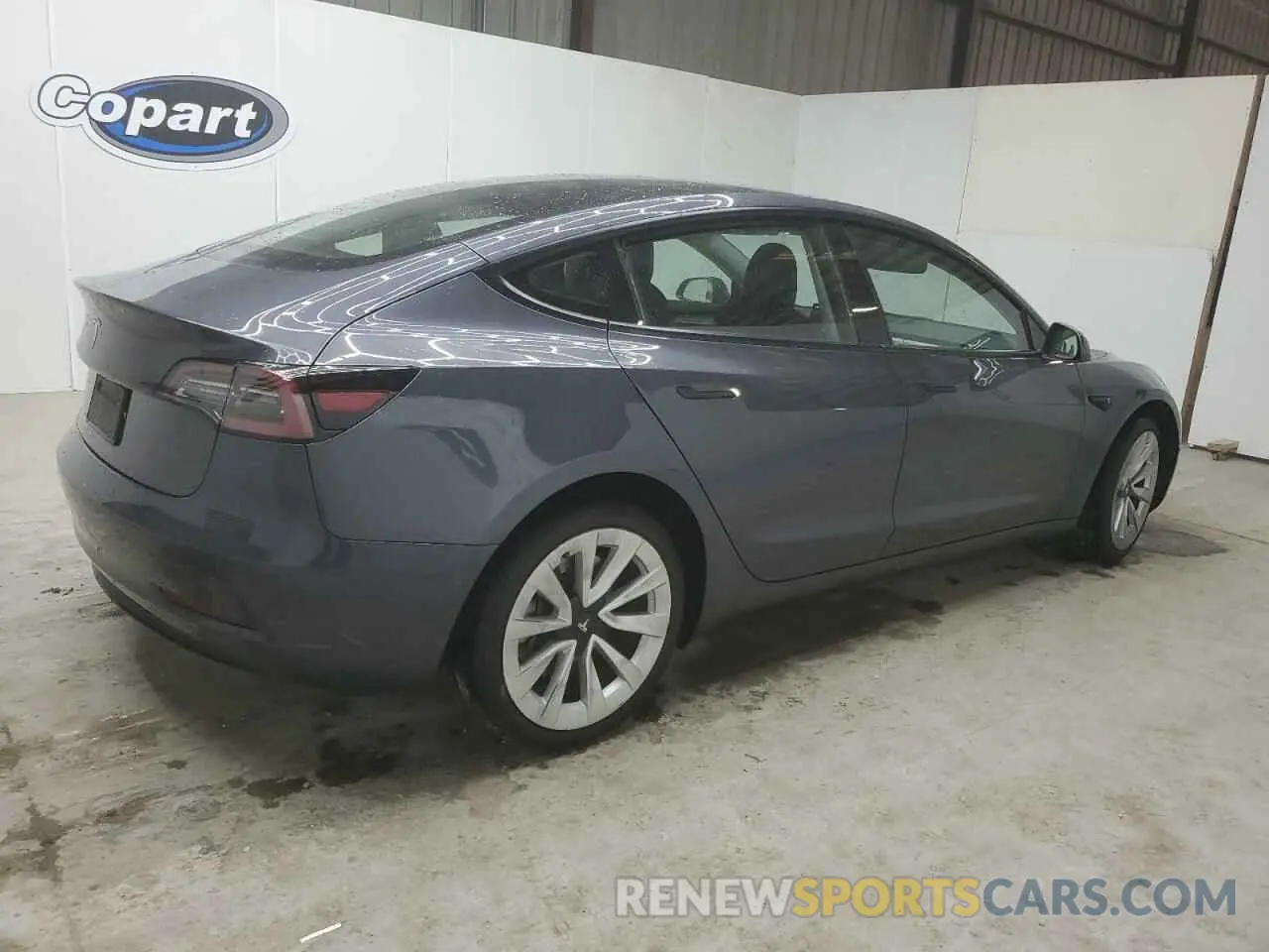 3 Photograph of a damaged car 5YJ3E1EA3NF369689 TESLA MODEL 3 2022