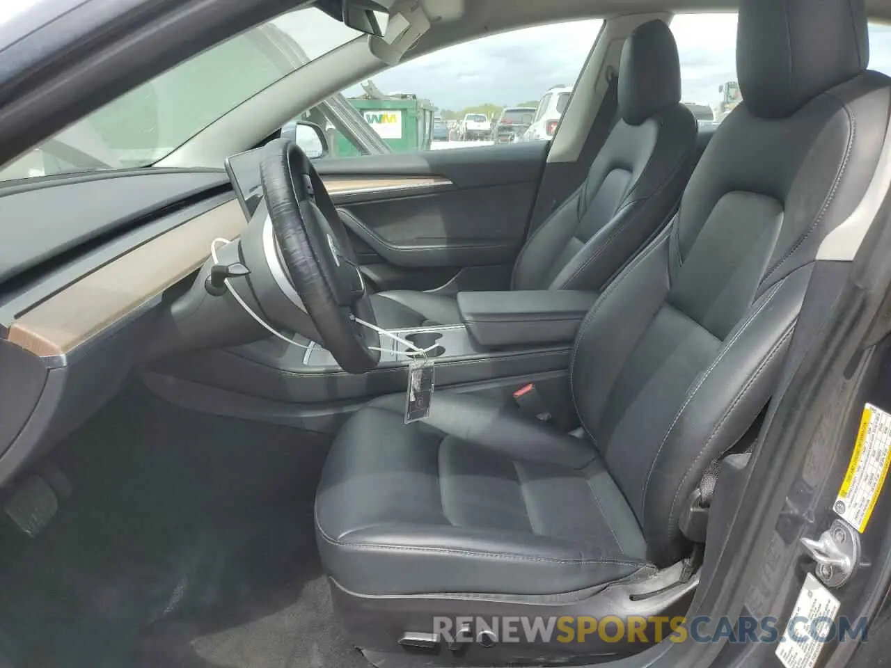7 Photograph of a damaged car 5YJ3E1EA3NF369689 TESLA MODEL 3 2022