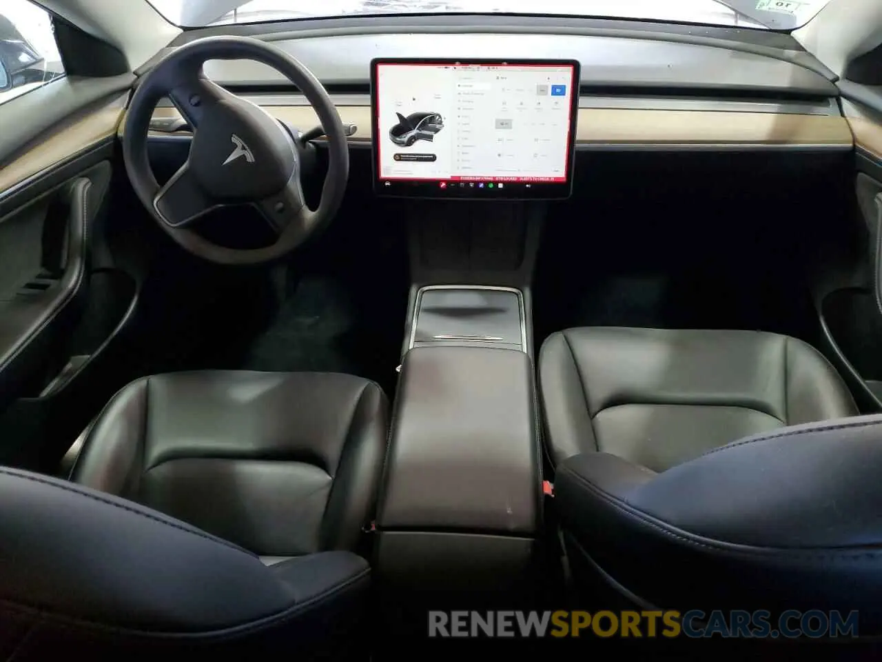 8 Photograph of a damaged car 5YJ3E1EA3NF370048 TESLA MODEL 3 2022