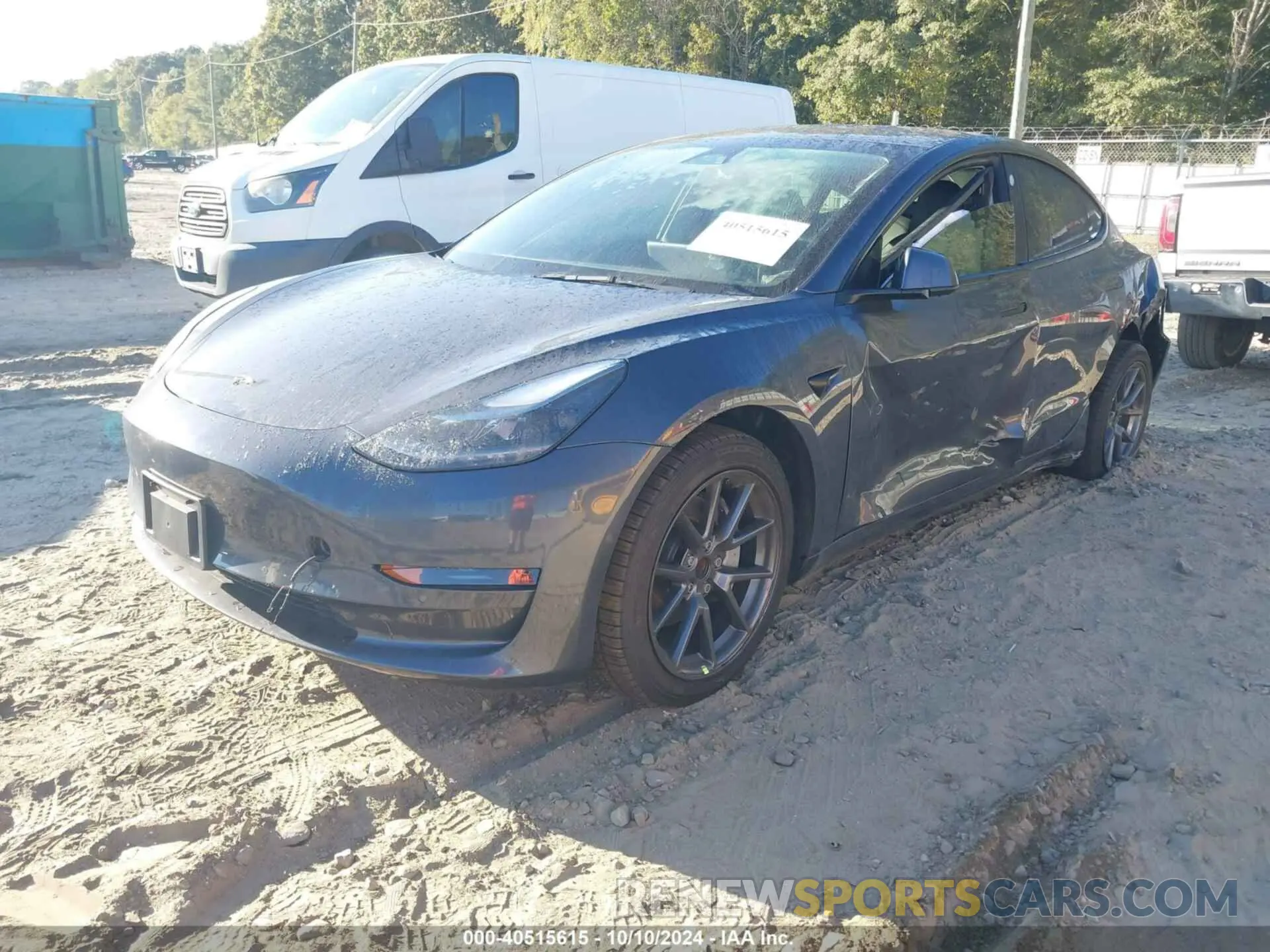 2 Фотография поврежденного автомобиля 5YJ3E1EA3NF370051 TESLA MODEL 3 2022
