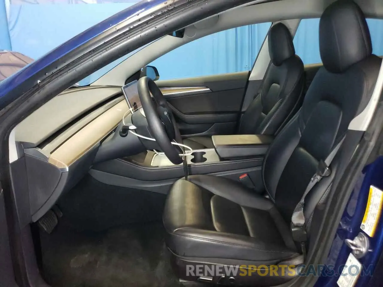 7 Photograph of a damaged car 5YJ3E1EA3NF371328 TESLA MODEL 3 2022