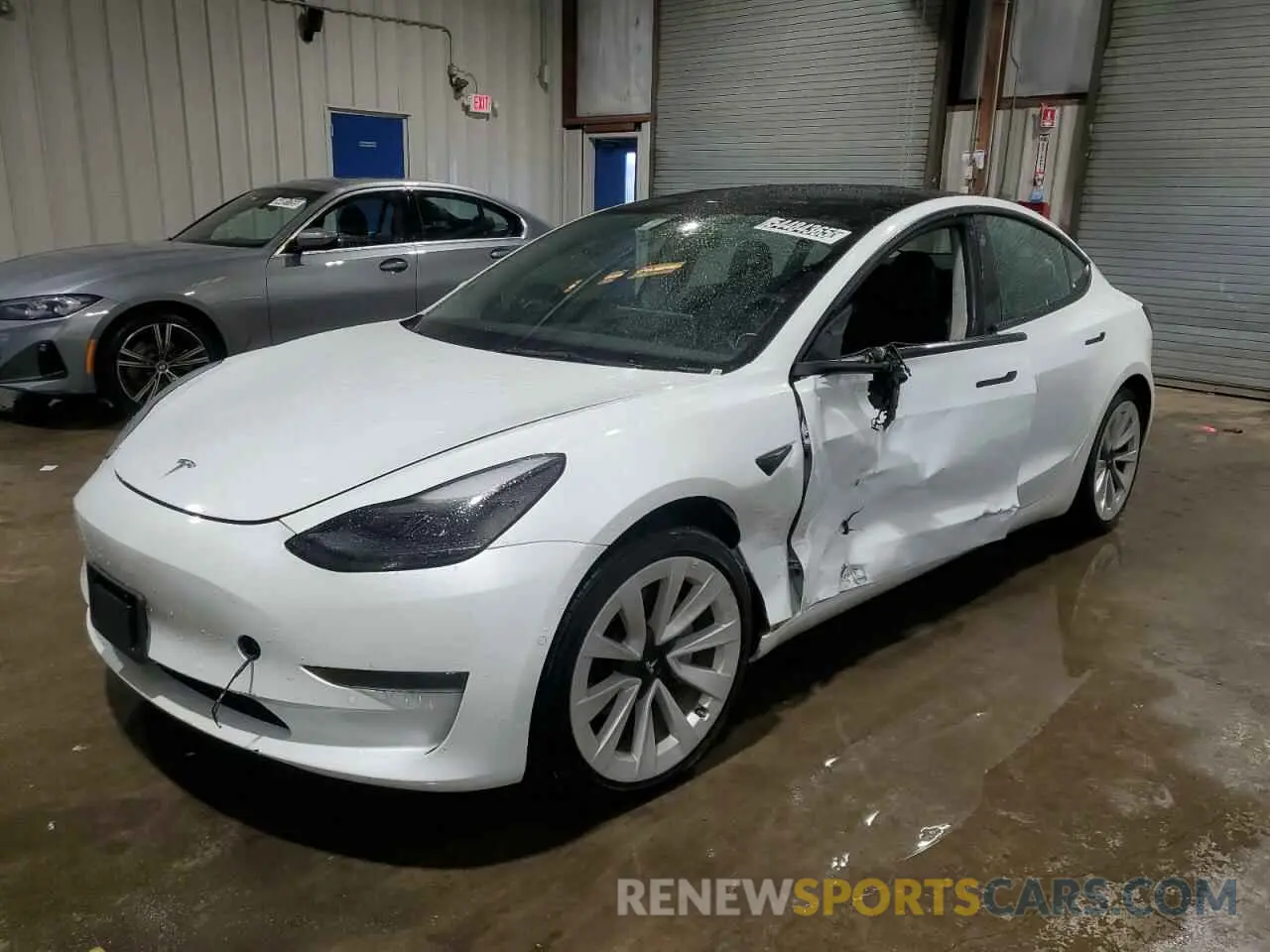 1 Фотография поврежденного автомобиля 5YJ3E1EA3NF371376 TESLA MODEL 3 2022