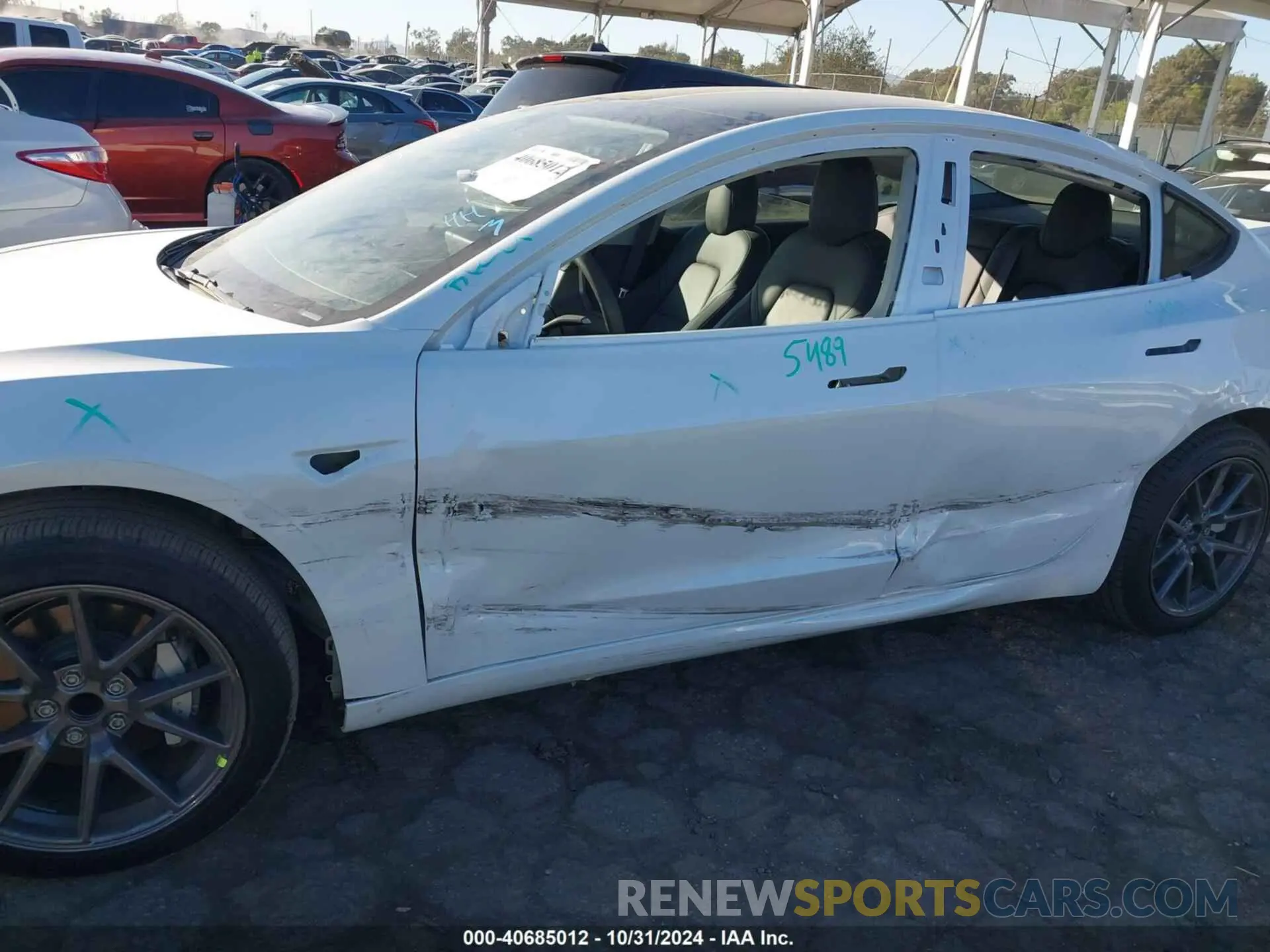 6 Photograph of a damaged car 5YJ3E1EA4NF104389 TESLA MODEL 3 2022