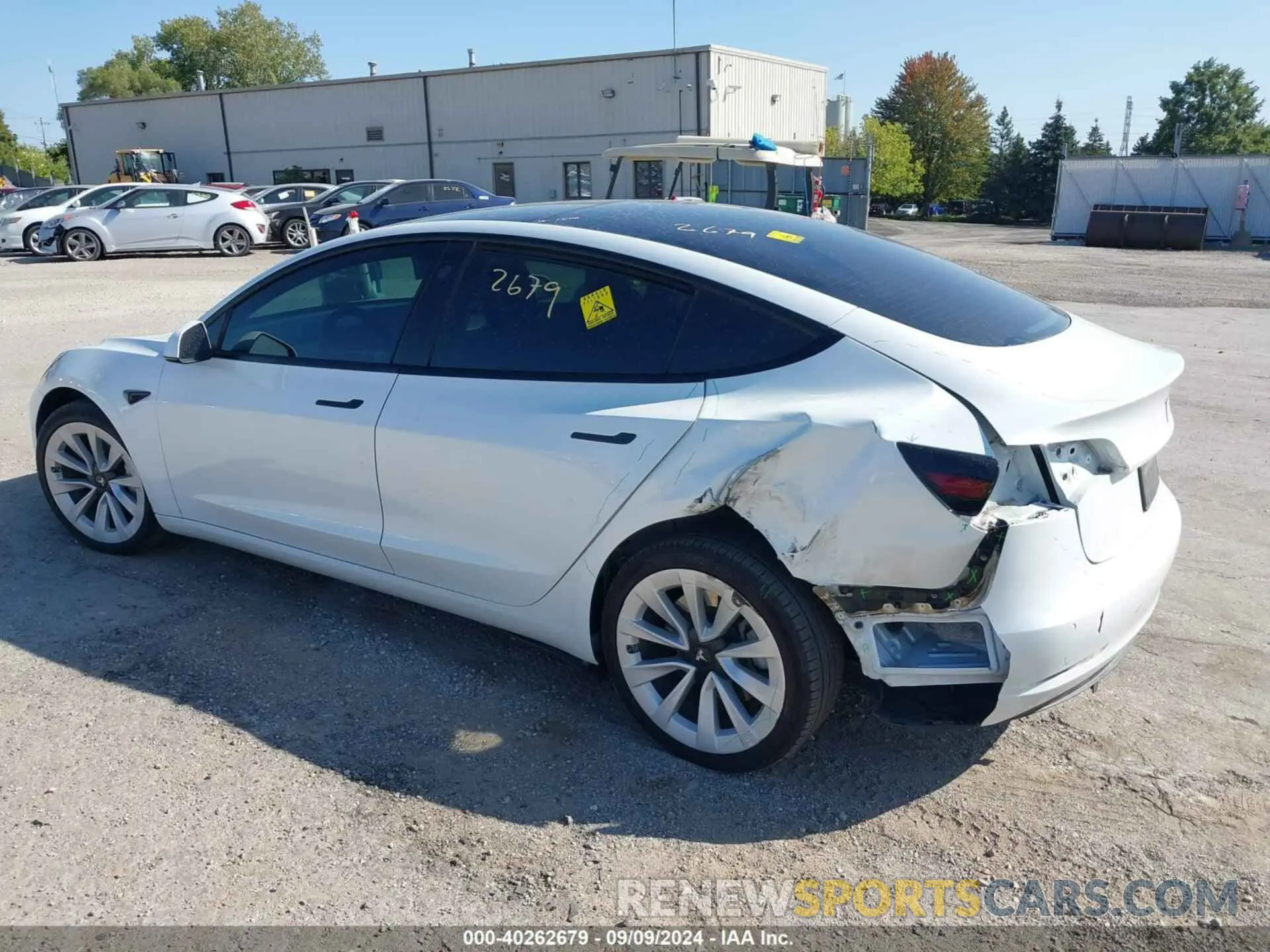 3 Фотография поврежденного автомобиля 5YJ3E1EA4NF120849 TESLA MODEL 3 2022
