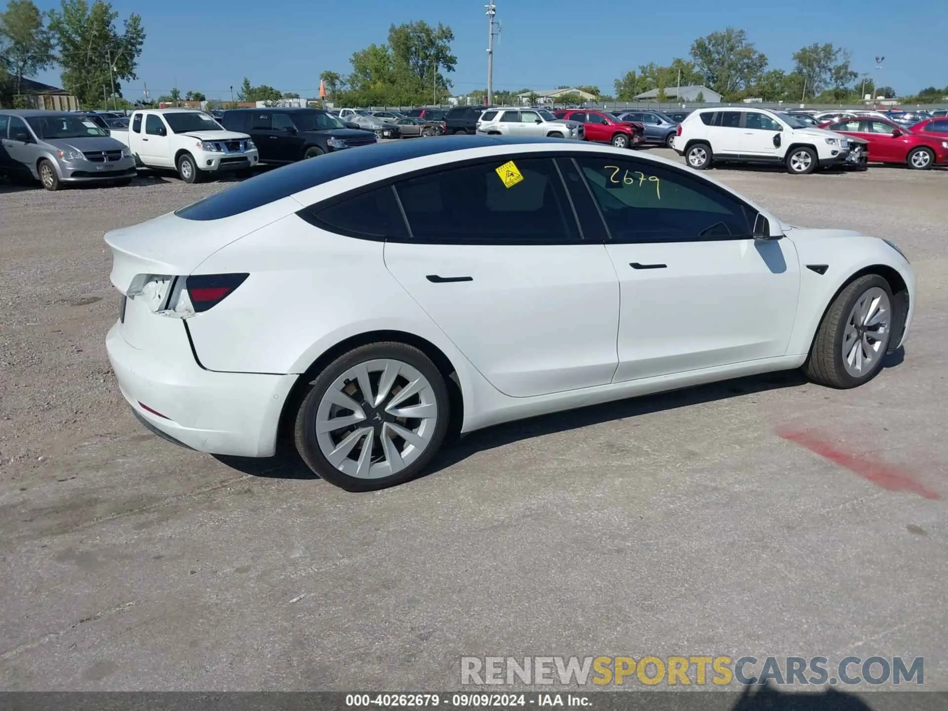 4 Фотография поврежденного автомобиля 5YJ3E1EA4NF120849 TESLA MODEL 3 2022