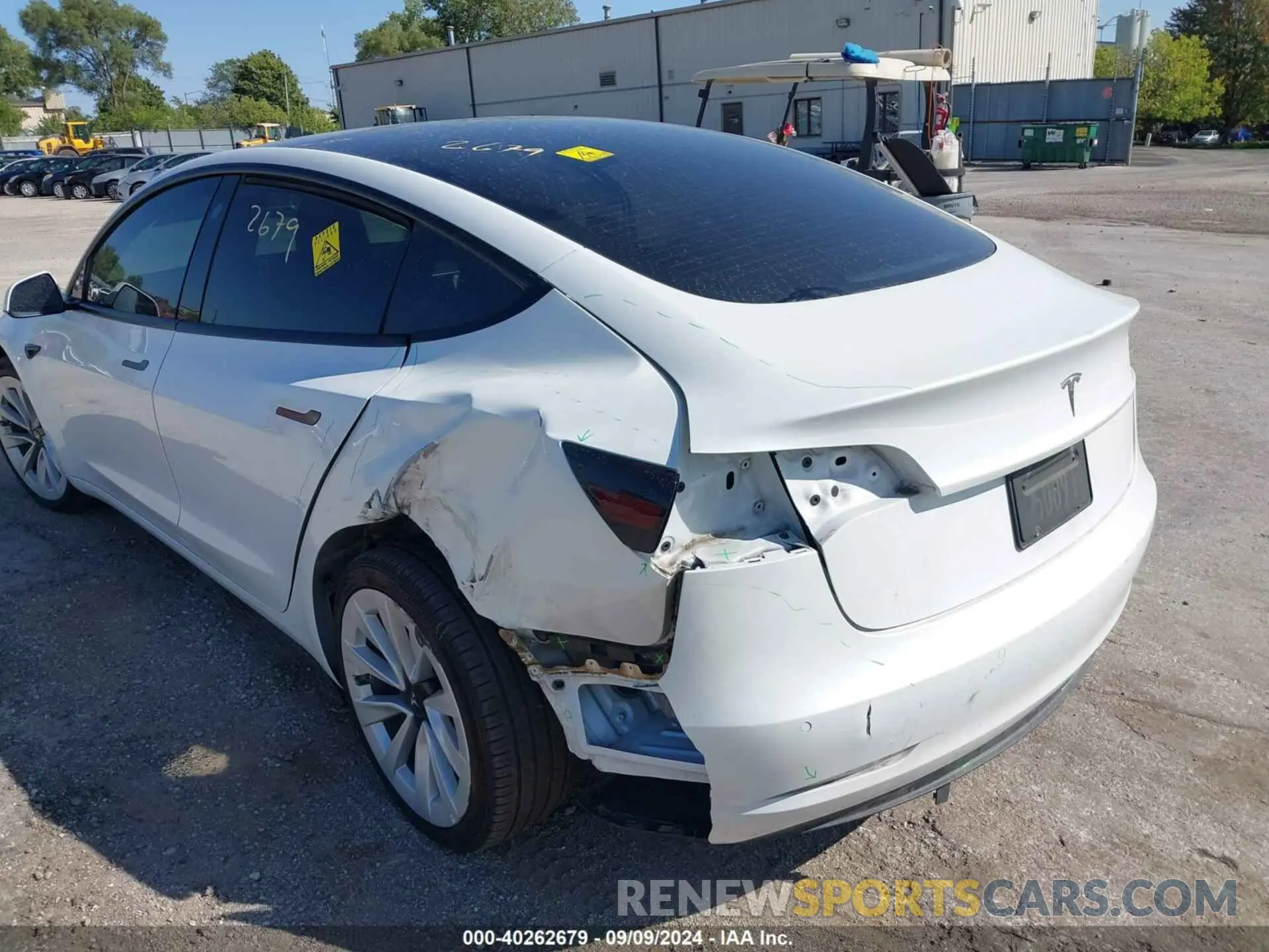 6 Фотография поврежденного автомобиля 5YJ3E1EA4NF120849 TESLA MODEL 3 2022