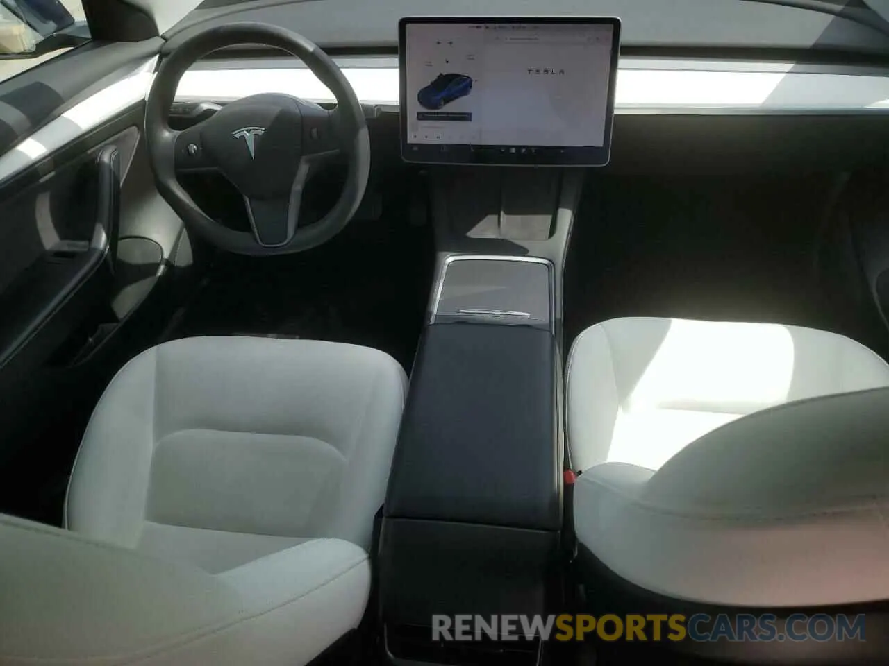 8 Photograph of a damaged car 5YJ3E1EA4NF155309 TESLA MODEL 3 2022