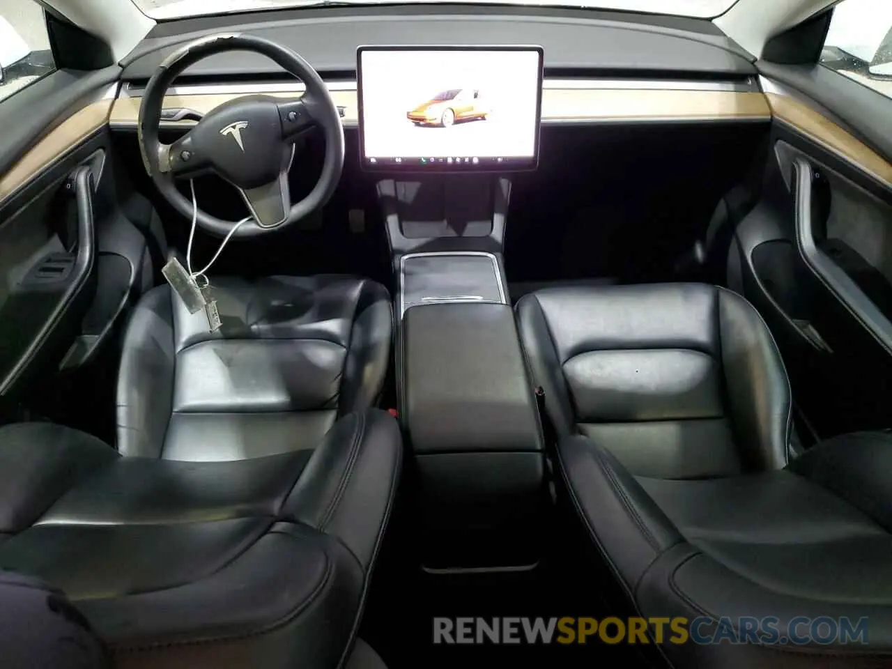 8 Photograph of a damaged car 5YJ3E1EA4NF186642 TESLA MODEL 3 2022