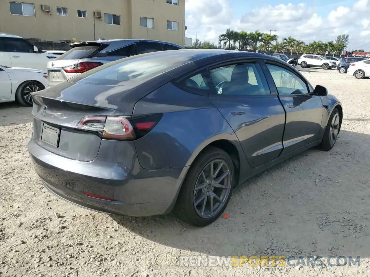 3 Photograph of a damaged car 5YJ3E1EA4NF191226 TESLA MODEL 3 2022