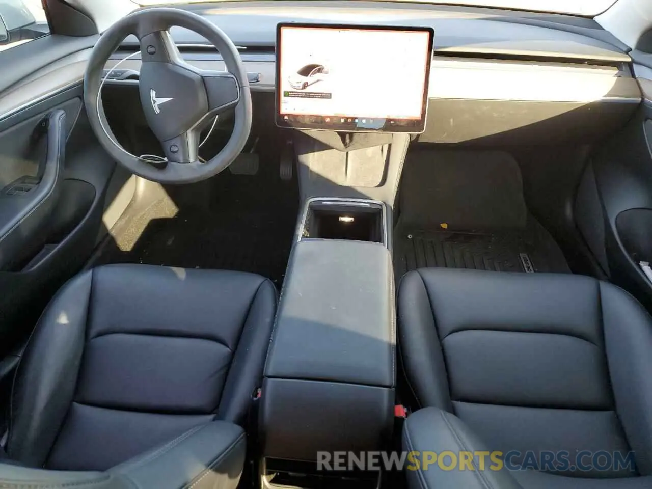 8 Photograph of a damaged car 5YJ3E1EA4NF238433 TESLA MODEL 3 2022