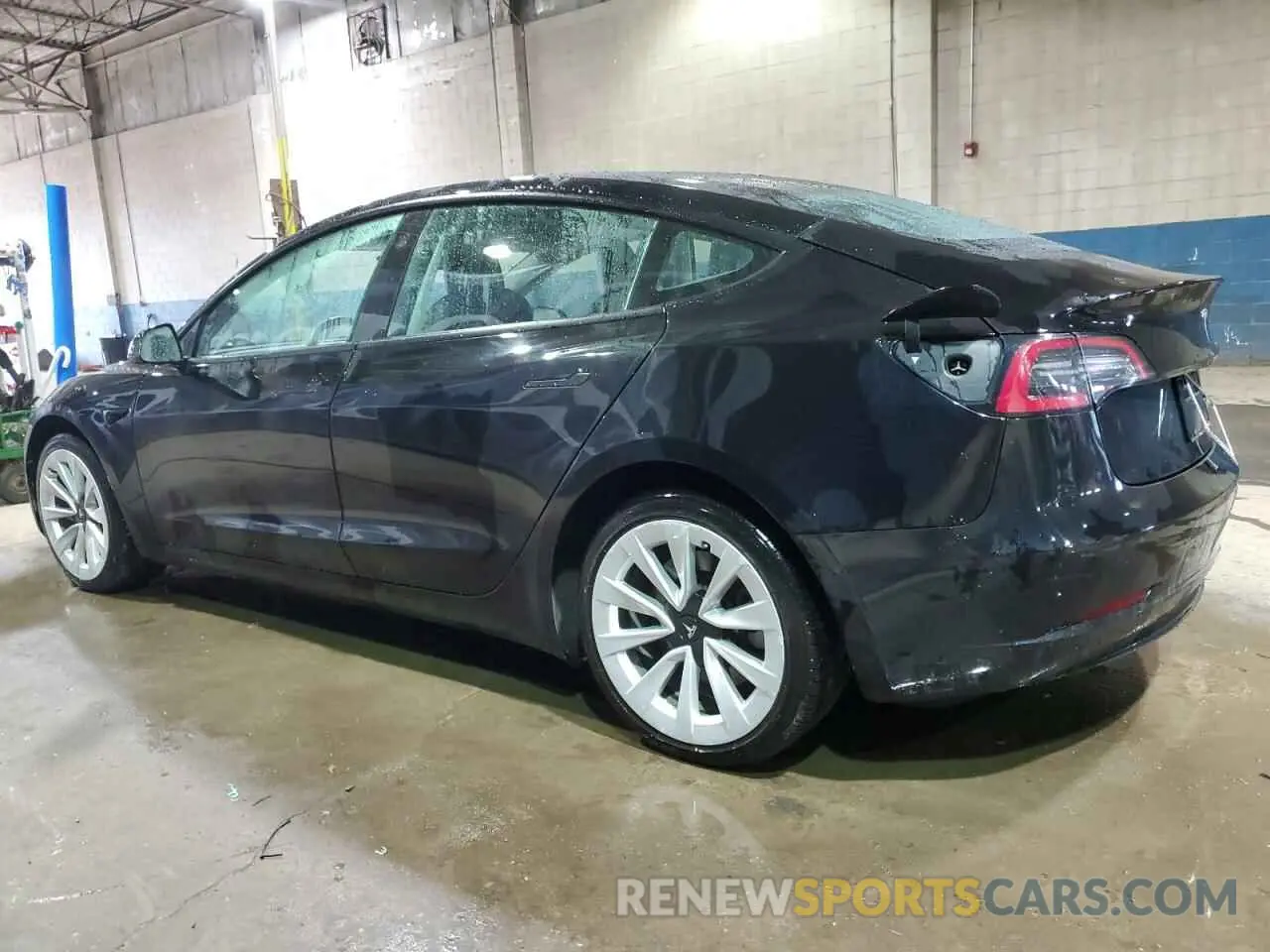 2 Photograph of a damaged car 5YJ3E1EA4NF287034 TESLA MODEL 3 2022