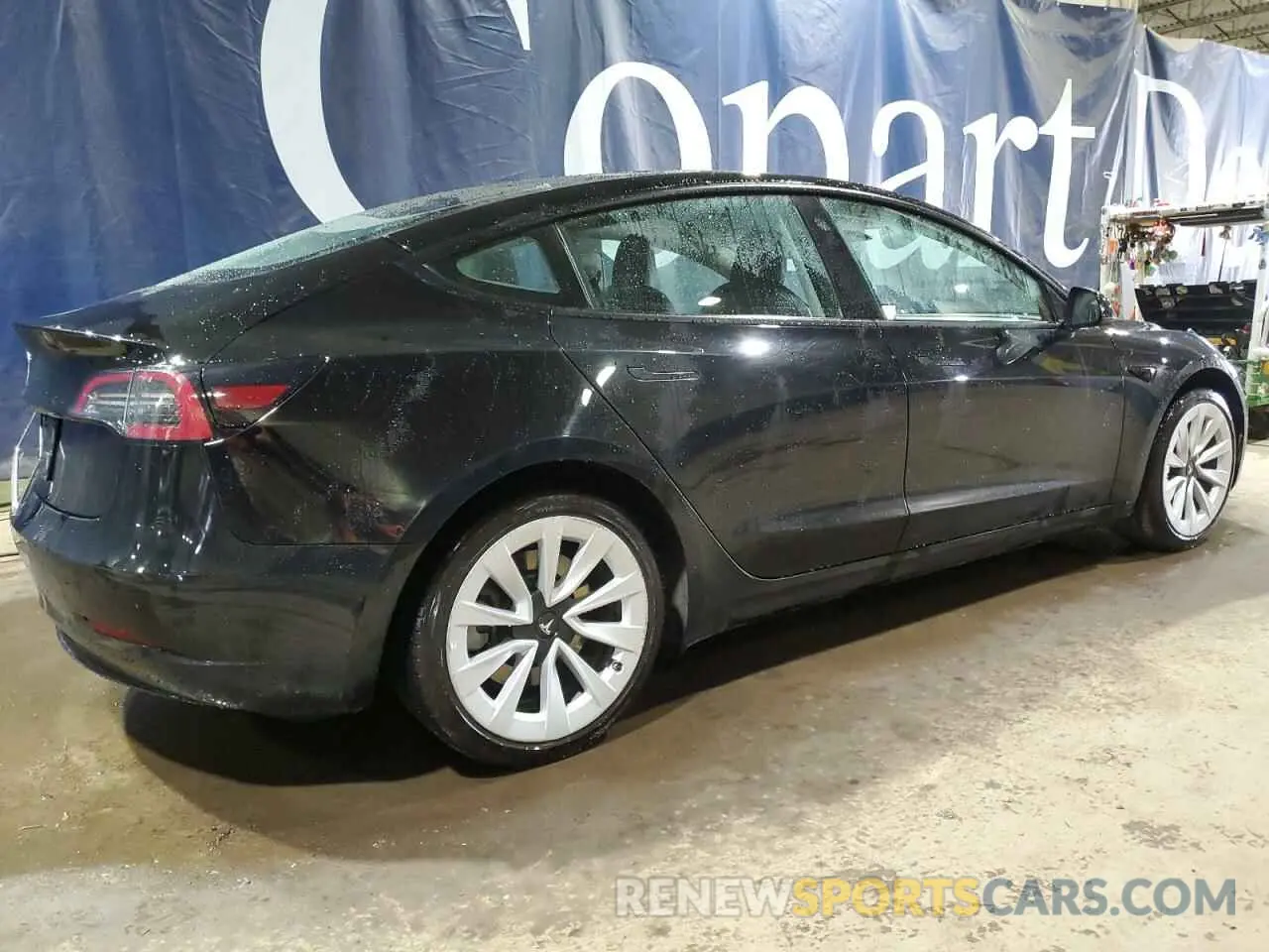 3 Photograph of a damaged car 5YJ3E1EA4NF287034 TESLA MODEL 3 2022