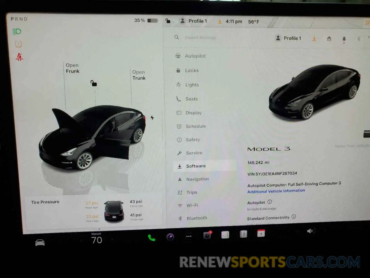 9 Photograph of a damaged car 5YJ3E1EA4NF287034 TESLA MODEL 3 2022