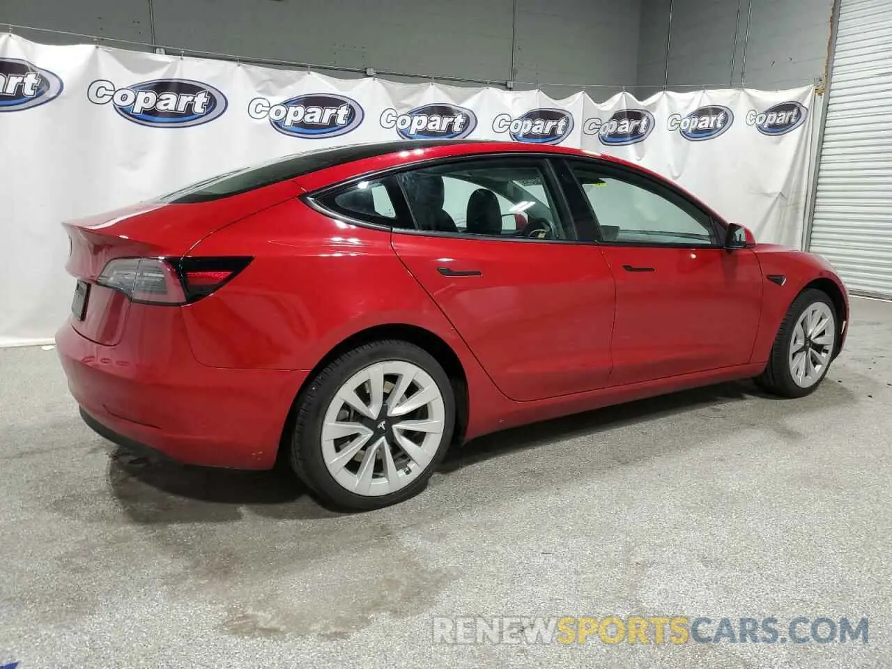 3 Photograph of a damaged car 5YJ3E1EA4NF287440 TESLA MODEL 3 2022