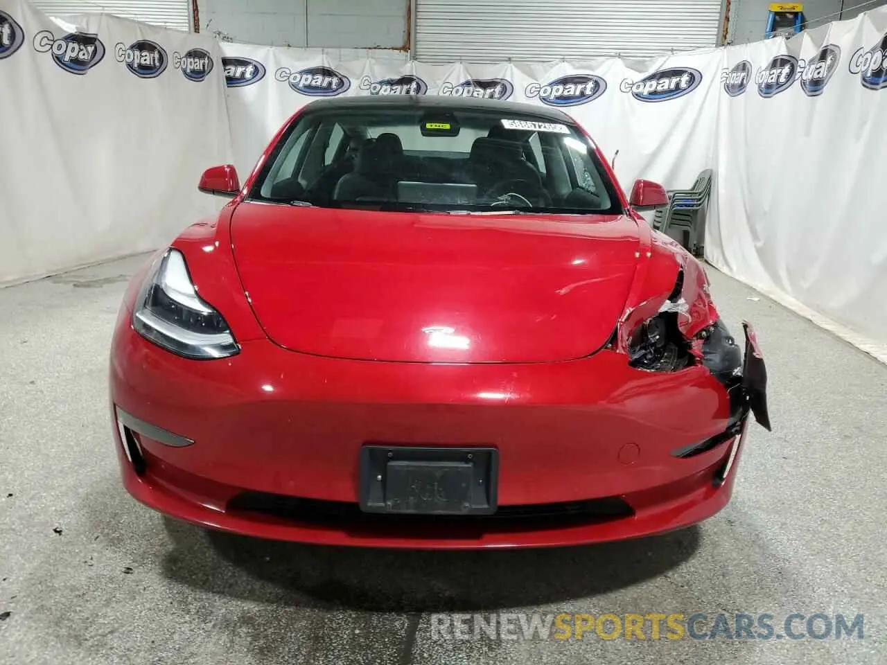 5 Photograph of a damaged car 5YJ3E1EA4NF287440 TESLA MODEL 3 2022