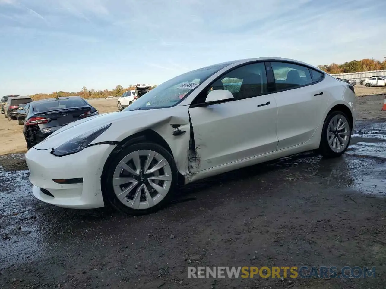 1 Photograph of a damaged car 5YJ3E1EA4NF289480 TESLA MODEL 3 2022