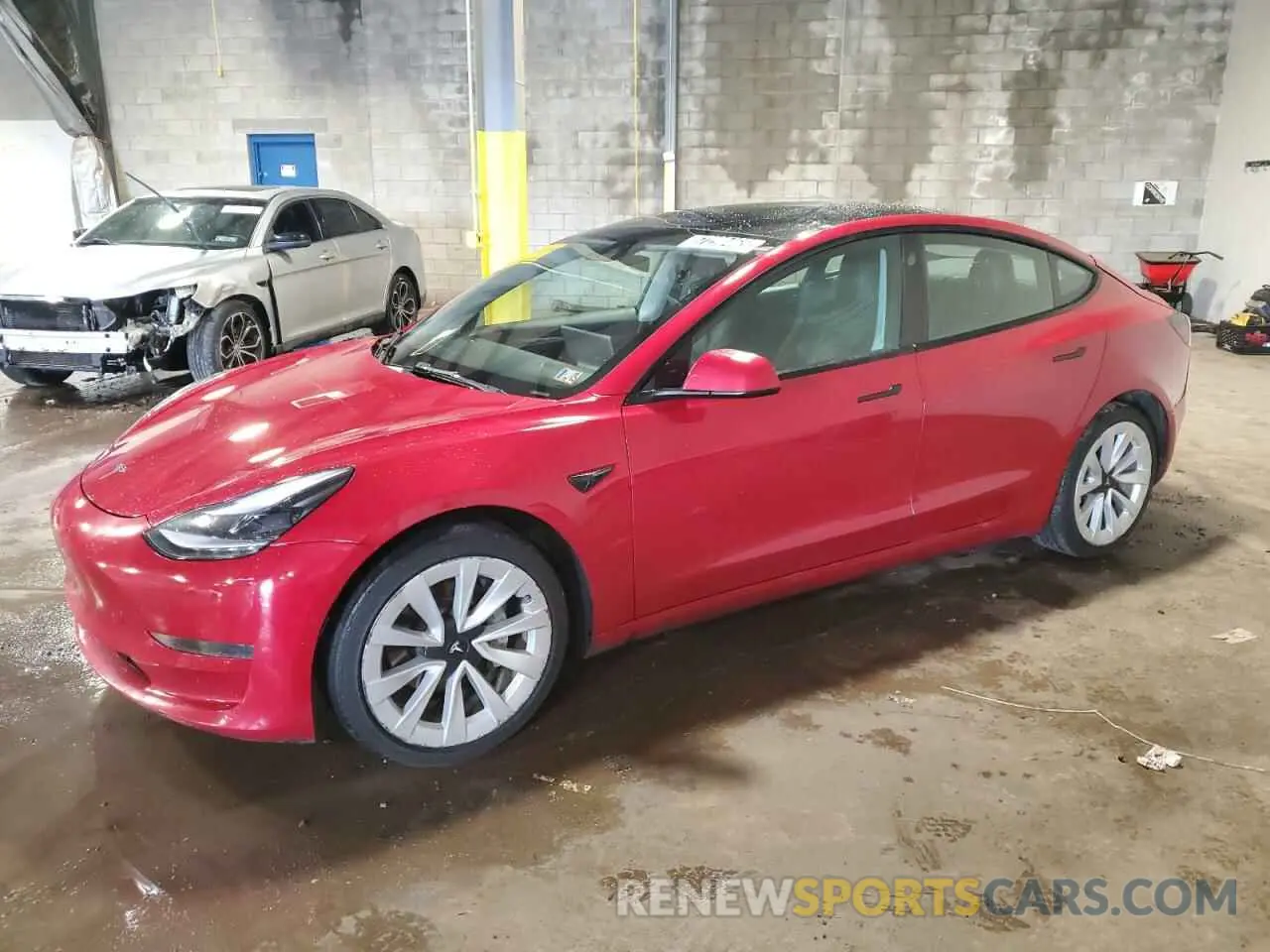1 Фотография поврежденного автомобиля 5YJ3E1EA4NF289575 TESLA MODEL 3 2022