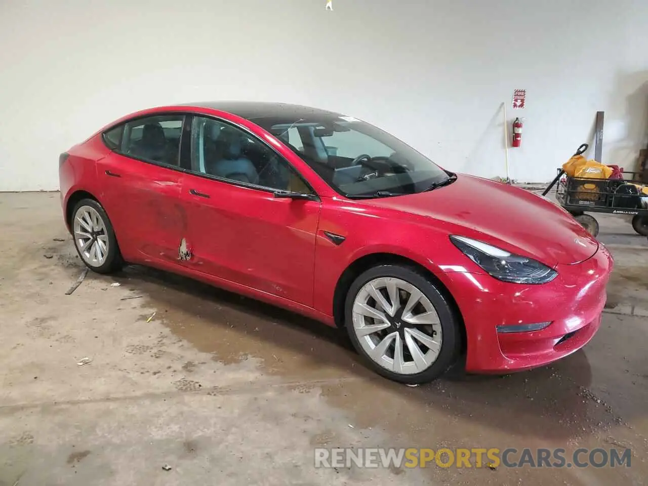 4 Фотография поврежденного автомобиля 5YJ3E1EA4NF289575 TESLA MODEL 3 2022