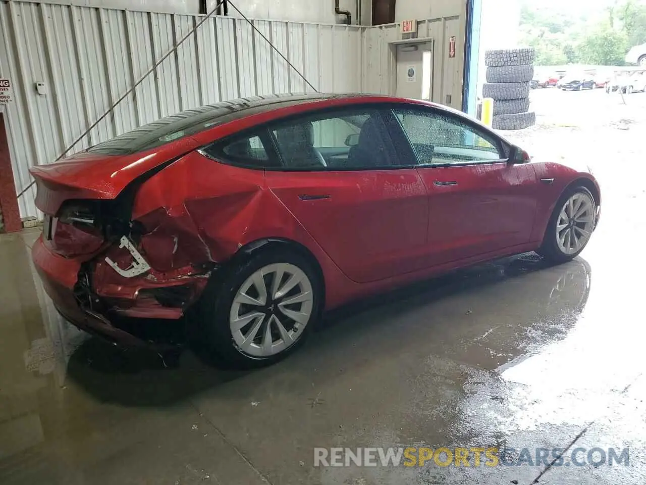 3 Фотография поврежденного автомобиля 5YJ3E1EA4NF290743 TESLA MODEL 3 2022