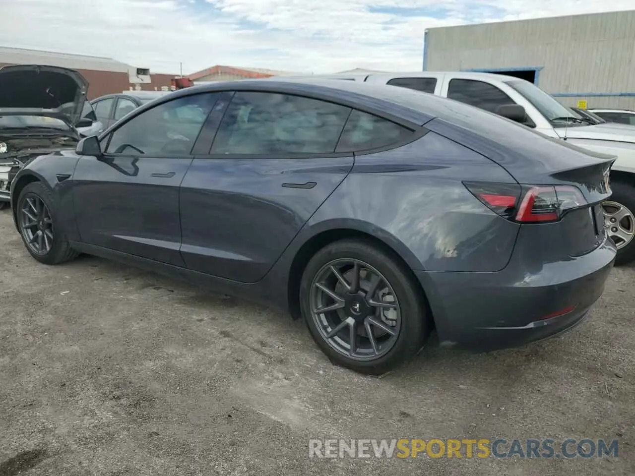 2 Photograph of a damaged car 5YJ3E1EA4NF312207 TESLA MODEL 3 2022