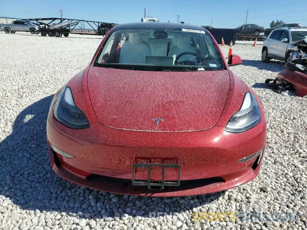 5 Photograph of a damaged car 5YJ3E1EA4NF326303 TESLA MODEL 3 2022