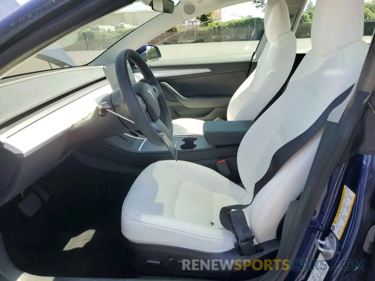 7 Photograph of a damaged car 5YJ3E1EA4NF353873 TESLA MODEL 3 2022