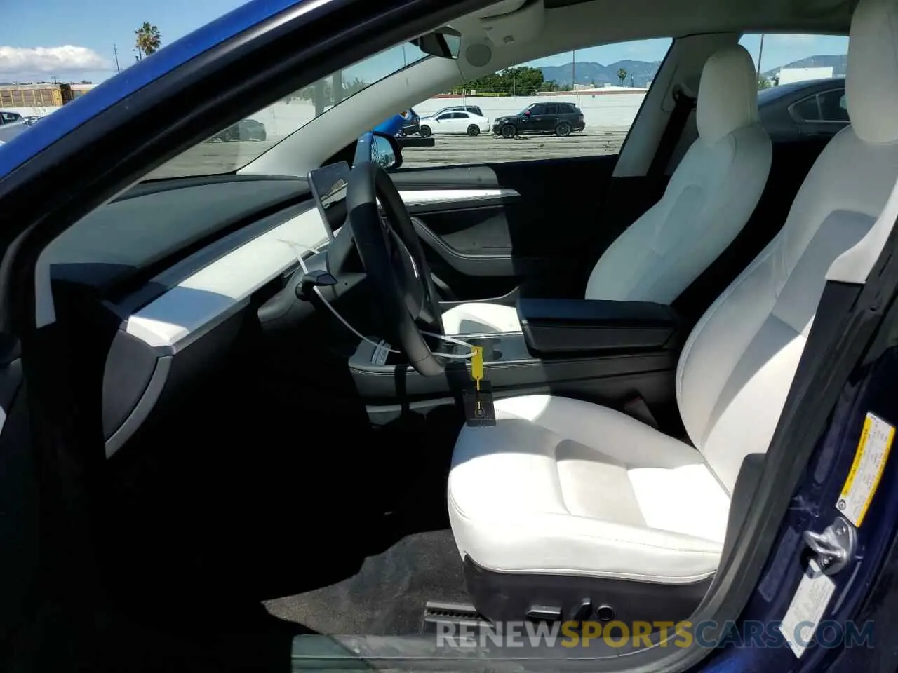 7 Photograph of a damaged car 5YJ3E1EA4NF361410 TESLA MODEL 3 2022