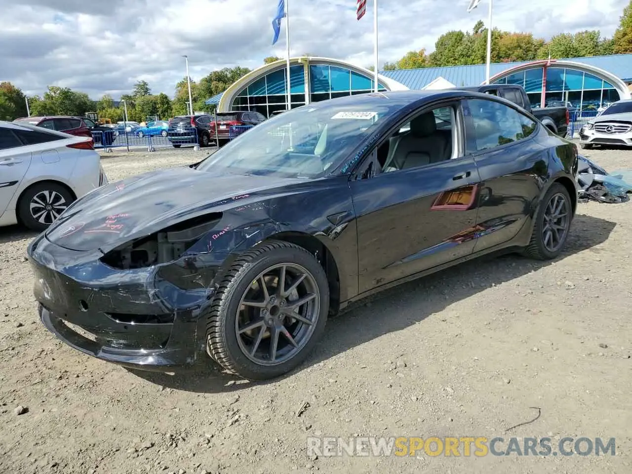 1 Фотография поврежденного автомобиля 5YJ3E1EA5NF101503 TESLA MODEL 3 2022