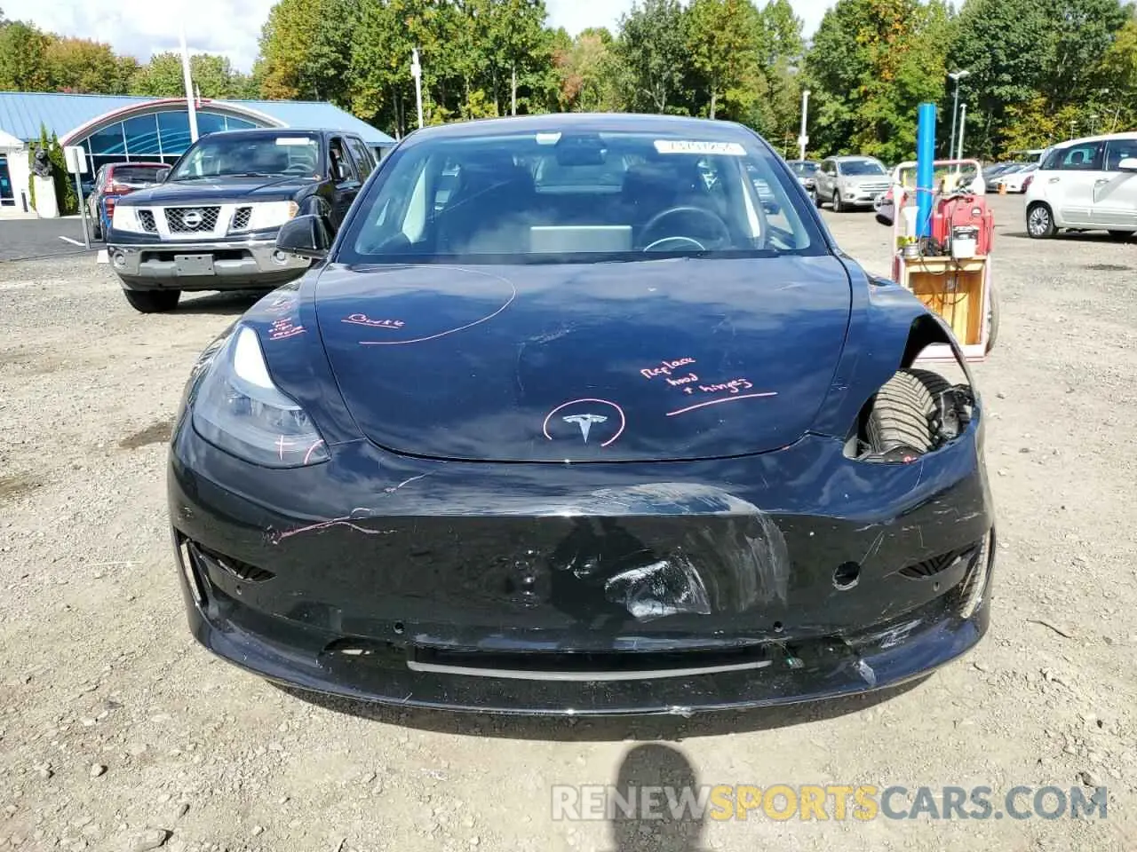 5 Фотография поврежденного автомобиля 5YJ3E1EA5NF101503 TESLA MODEL 3 2022