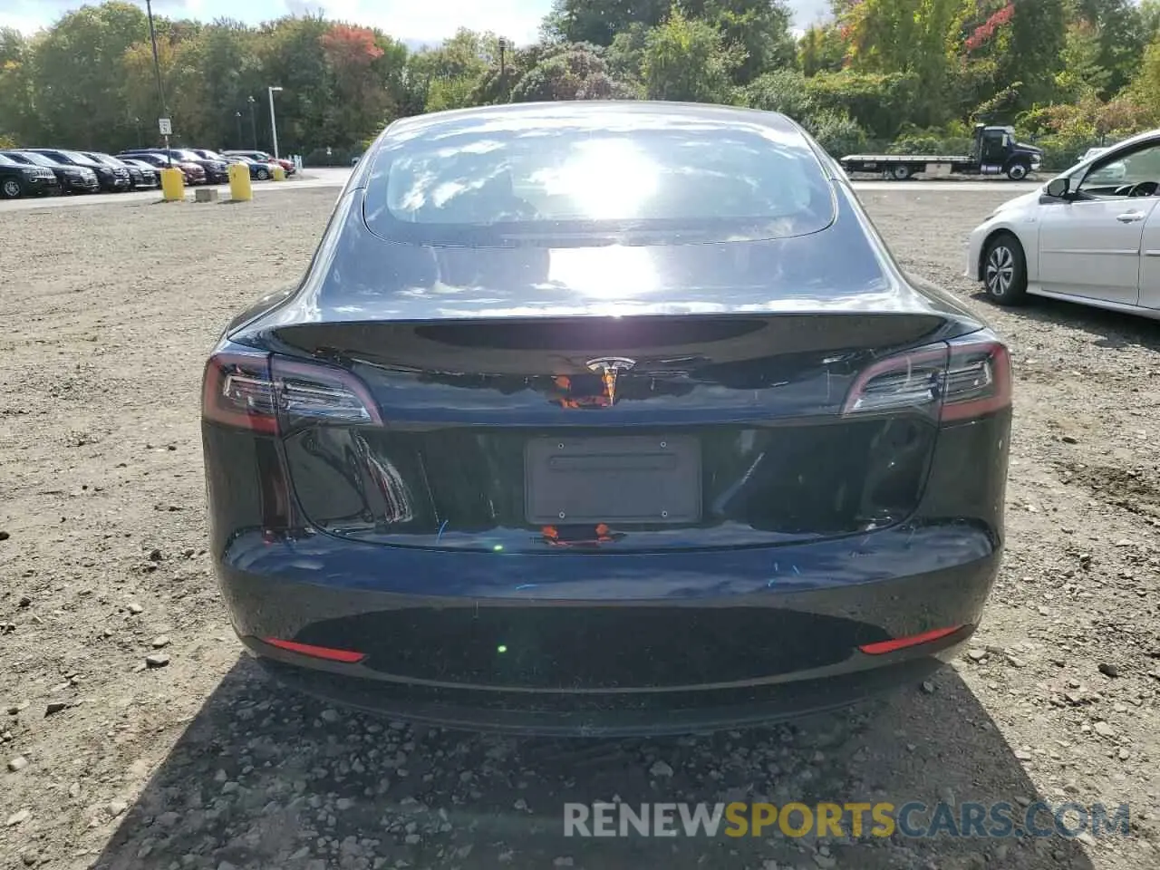 6 Фотография поврежденного автомобиля 5YJ3E1EA5NF101503 TESLA MODEL 3 2022