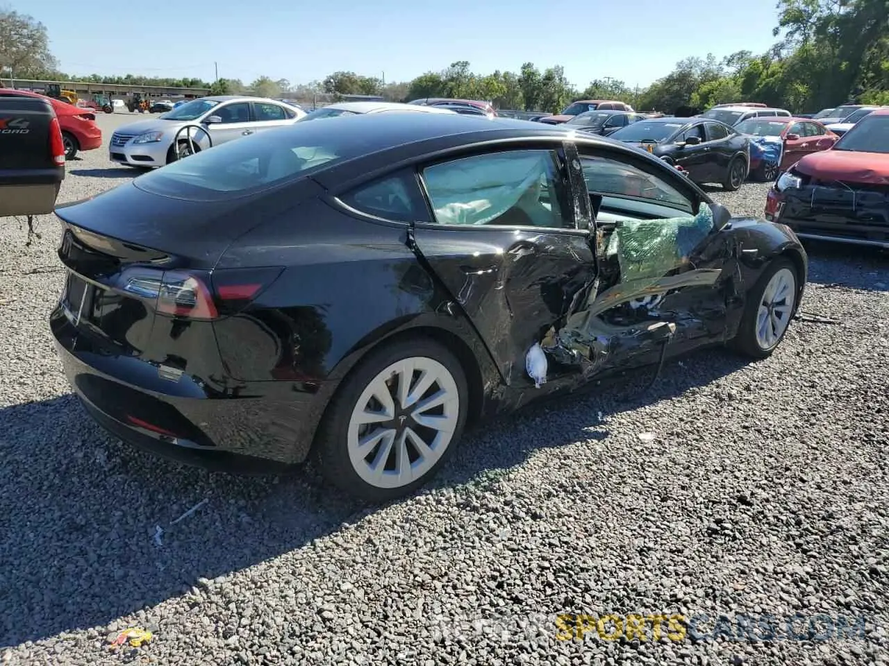 3 Фотография поврежденного автомобиля 5YJ3E1EA5NF102554 TESLA MODEL 3 2022