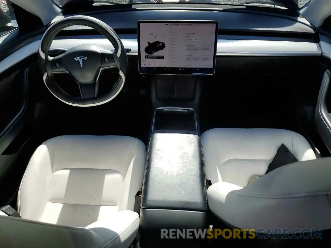 8 Фотография поврежденного автомобиля 5YJ3E1EA5NF102554 TESLA MODEL 3 2022