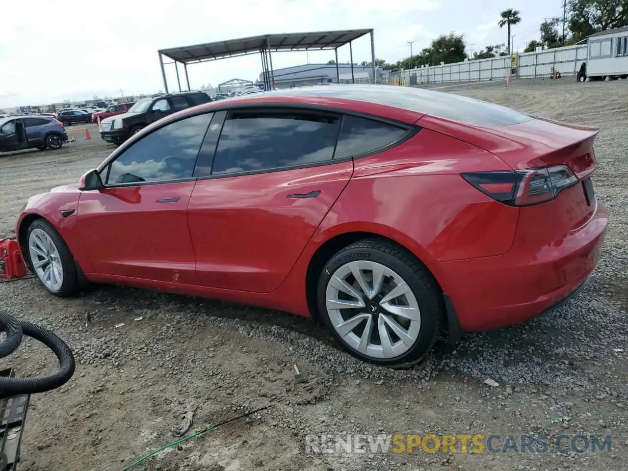 2 Фотография поврежденного автомобиля 5YJ3E1EA5NF155772 TESLA MODEL 3 2022